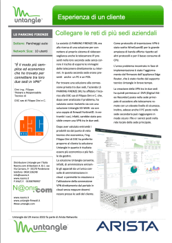 Untangle Case Study LS PARKING FIRENZE SRL